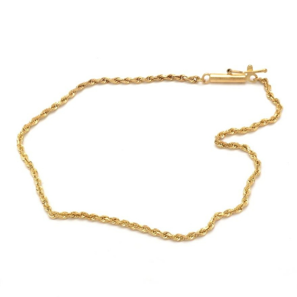 10 K Yellow Gold Chain Bracelet